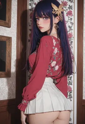 Elegance in Floral Red