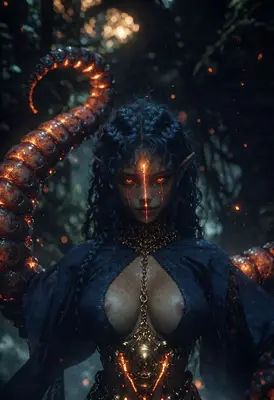 Fiery Demoness of the Dark Forest