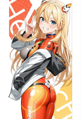 Blonde Pilot in Sci-Fi Gear