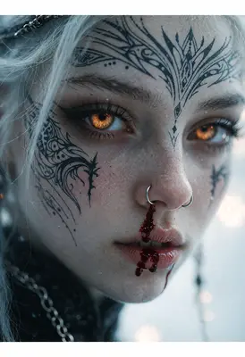 Gaze of the Crimson Marked Sorceress