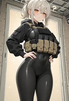 Confused Tactical Operator in Spandex