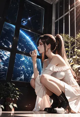 Contemplation Before The Earth Horizon