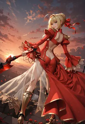 Empress of Roses at Sunset