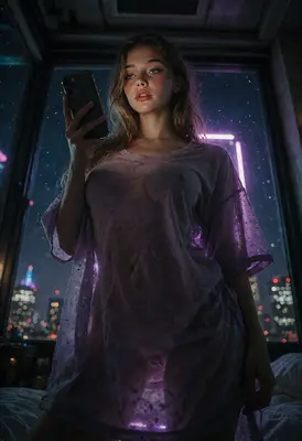 Rainy Night City Glow