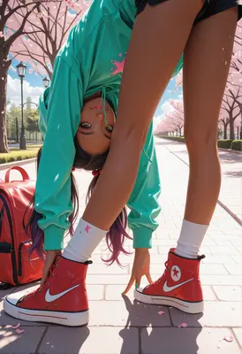 Upside Down Cherry Blossom Stroll