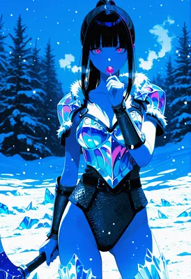 Ice Warrior With A Sweet Treat