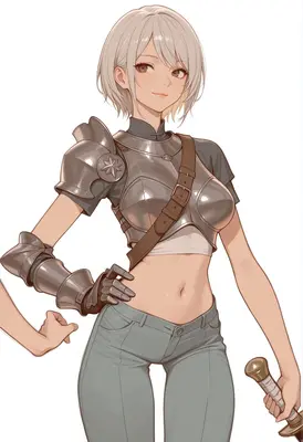 Modern Knight with Casual Style