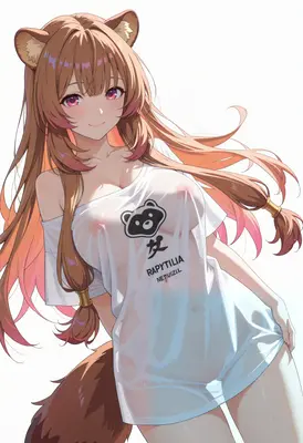 Raphtalia in a Wet T-Shirt
