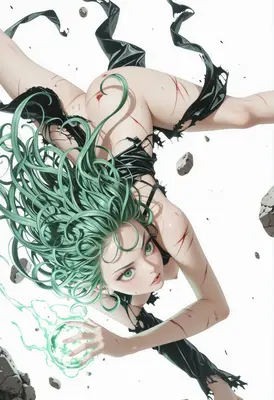 Battle Worn Esper in Mid Air