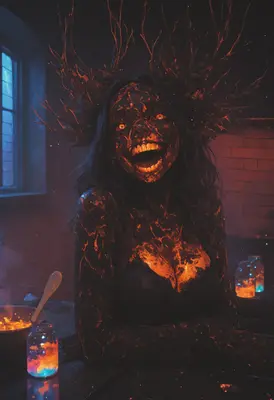 Fiery Witch of the Dark Woods
