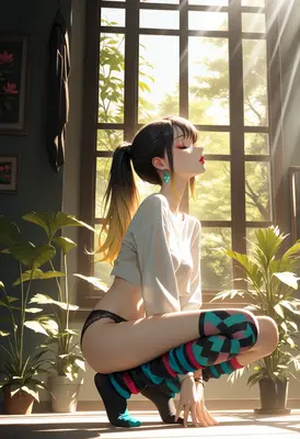 Serene Morning Light in the Studio