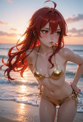 Golden Hour Beach Beauty