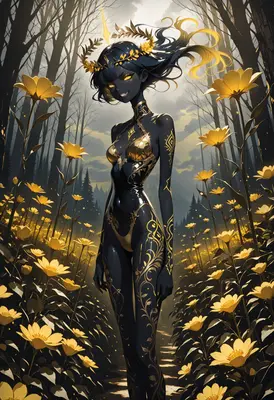 Celestial Goddess of the Golden Meadow