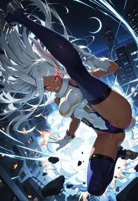 Mirko Unleashes A Powerful Hero Kick