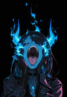 Blue Flame Demon Scream