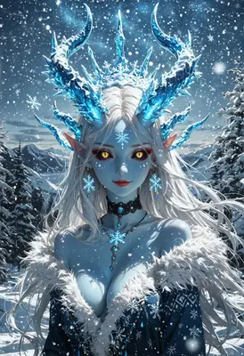 Ice Queen of the Frozen Forest