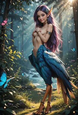 Enchanted Forest Harpy Maiden