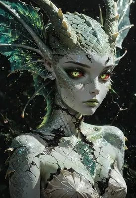 Ethereal Dragon Siren of the Depths