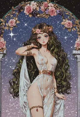 Goddess of the Starry Rose Garden