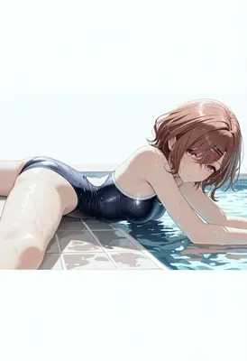Relaxing Summer Poolside Moment