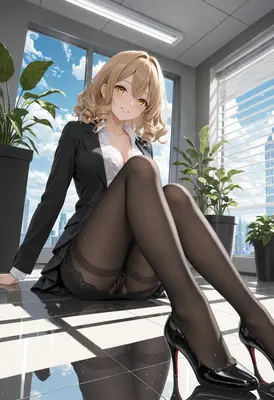 Professional Businesswoman in Sunny Office