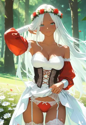 Forest Maiden in Floral Crown