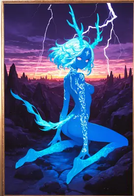 Neon Spirit of the Stormy Wastes