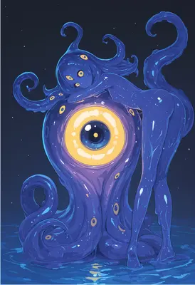 Cosmic Entity and Her Giant Eye