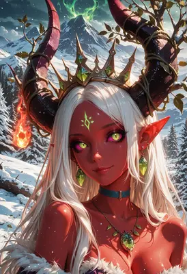 Red Demon Queen of Winter Peaks