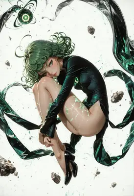 Tatsumaki Floating Amidst Psychic Debris