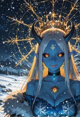 Celestial Winter Queen of the Mountains