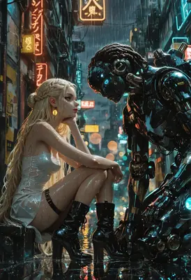 Rainy Night Encounter with Android