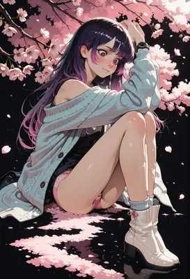 Springtime Serenity Beneath Blooming Cherry Blossoms