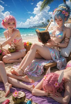 Relaxing Tropical Beach Day