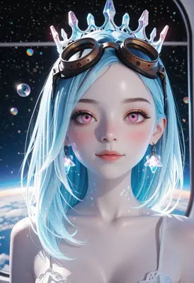 Stellar Princess with Steampunk Goggles