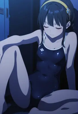 Quiet Moments in a Swimsuit