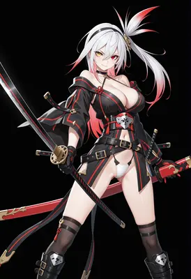 Dual Eyed Samurai Warrior Maiden