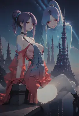 Ethereal Guardians of the Gothic Spire