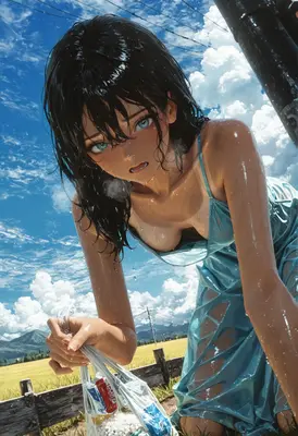 Summer Rain Over Golden Fields