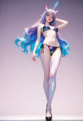 Ethereal Cosmic Unicorn Maiden
