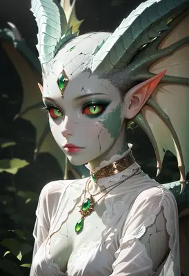 Ethereal Porcelain Dragon Queen