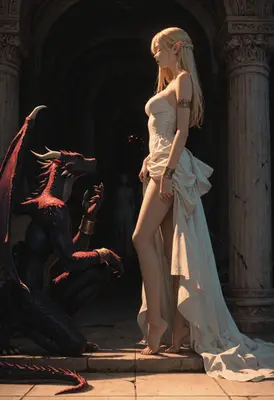 The Dragon Knight and Elf Princess