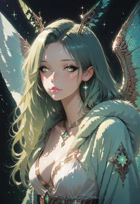 Ethereal Fairy with Shimmering Wings