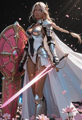 Radiant Paladin of the Fallen Petals