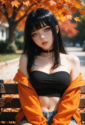 Autumn Serenity with Purple Eyes