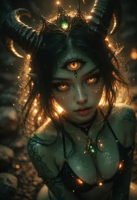 The Gilded Three Eyed Demon Queen