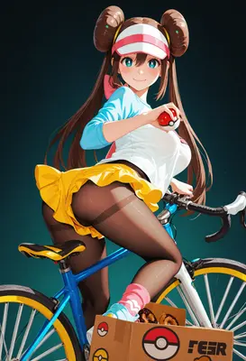Rosa Ready for a Cycling Adventure