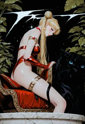 Moonlight Enchantress and Her Panther