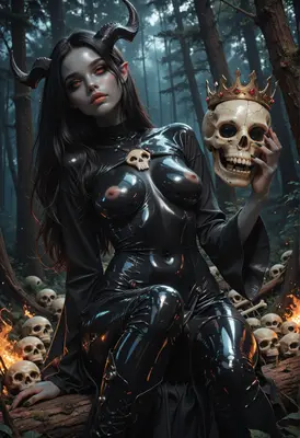 Dark Queen of the Forest Skulls