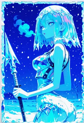 Ice Princess with Crystal Spear